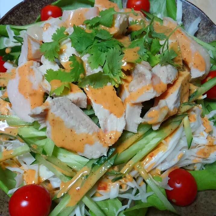 鶏むね肉のコブサラダドレッシングがけ レシピ 作り方 By 1つ 楽天レシピ 鶏むね肉のコブサラダドレッシングがけ レシピ 作り方 By 1つ 楽天レシピ